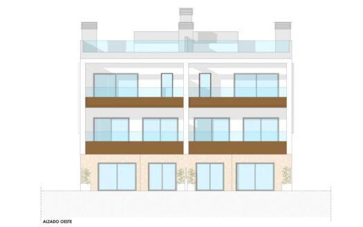 Modernes Neubau-Penthouse mit Dachterrasse und Meerblick in Colonia San Jordi