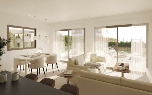 Modernes Neubau-Penthouse mit Dachterrasse und Meerblick in Colonia San Jordi