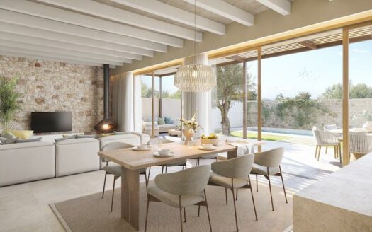 Außergewöhnliches Stadthaus mit Pool in Santanyi