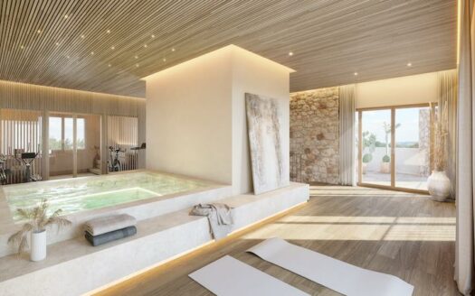 Außergewöhnliches Stadthaus mit Pool in Santanyi