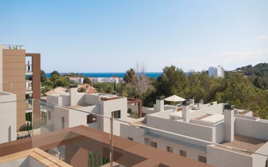 Neubau Doppelhaushälfte in Font de Sa Cala fußläufig zum Strand