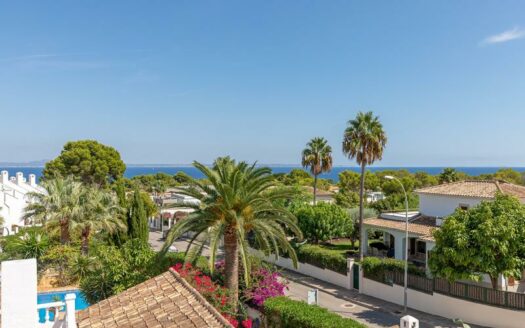 Mediterrane Villa mit Meerblick in Sol de Mallorca