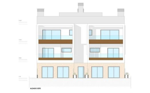 Modernes Neubau-Penthouse mit Dachterrasse und Meerblick in Colonia San Jordi