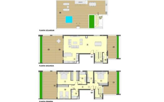 Modernes Neubau-Penthouse mit Dachterrasse und Meerblick in Colonia San Jordi