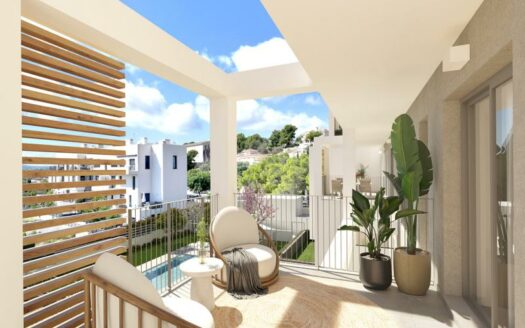 Neubau Penthouse in ruhiger Lage von Torrenova, nur wenige Gehminuten vom Strand entfernt