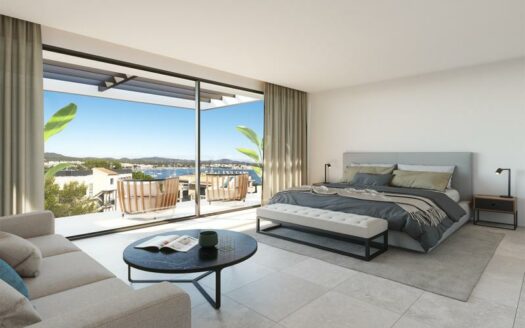 Neubau Doppelhaushälfte mit privatem Pool in Portocolom