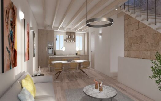 Exklusives Stadthaus mit Meerblick und Dachterrasse in zentraler Lage von Palma