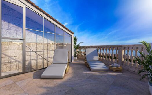 Exklusives Stadthaus mit Meerblick und Dachterrasse in zentraler Lage von Palma