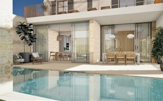 Neugebautes Stadthaus mit Pool in Ses Salines
