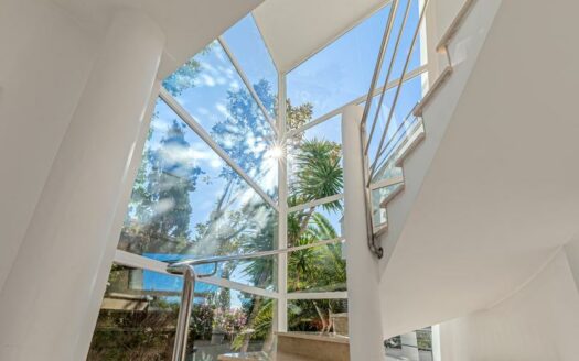 Klassische Architektenvilla in Santa Ponsa mit traumhaftem Meerblick und Blick auf die Malgrats Inseln