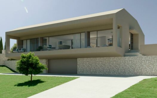 Neubau Villa mit Meerblick und absoluter Privatsphäre in Cala Murada