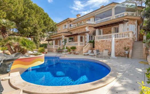 Mediterrane Villa mit Pool und Meerblick in Costa de la Calma