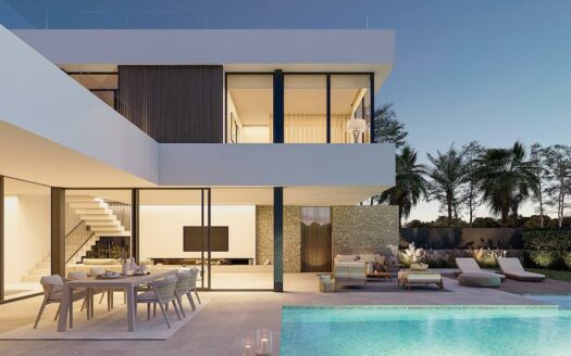 Neubauvilla mit Pool in Cala Mondrago