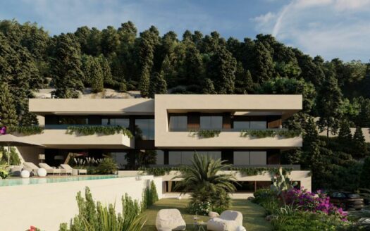 Baugrundstück mit modernem Projekt in Son Vida
