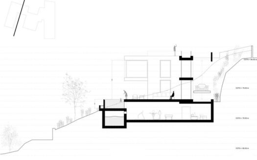 Grundstück in Portals Nous – Bauland mit Meerblick mit Projekt und Lizenz