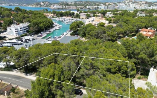 Baugrundstück mit Projekt und Lizenz in Santa Ponsa